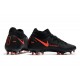 Scarpa Nike Phantom GT Elite DF FG Uomo - Nero Rosso Cile Grigio Scuro