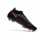 Scarpa Nike Phantom GT Elite DF FG Uomo - Nero Rosso Cile Grigio Scuro