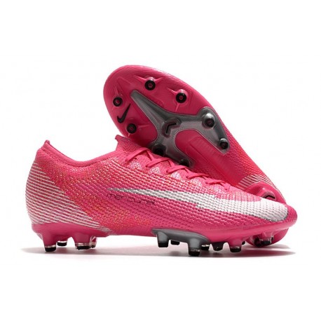 Nike Mercurial Vapor 13 Elite AG-Pro Mbappé Rosa Blast Bianco Nero