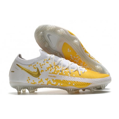 Nike Scarpa Nuovo Phantom GT Elite FG - Bianco Oro