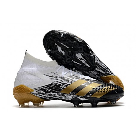 adidas Predator Mutator 20.1 FG - Bianco Oro Metallico Nero Core