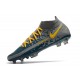 Nike 2021 Phantom GT Elite DF FG - Blu Grigio Giallo