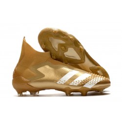 Scarpa adidas Predator Mutator 20+ FG Nero Core Bianco Oro Metallico