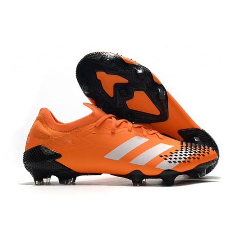 adidas Scarpe Predator Mutator 20.1 Low FG Arancio Nero Bianco