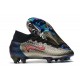 Scarpe da Calcio Nike Mercurial Superfly 7 Elite FG Argento Blu Rosso