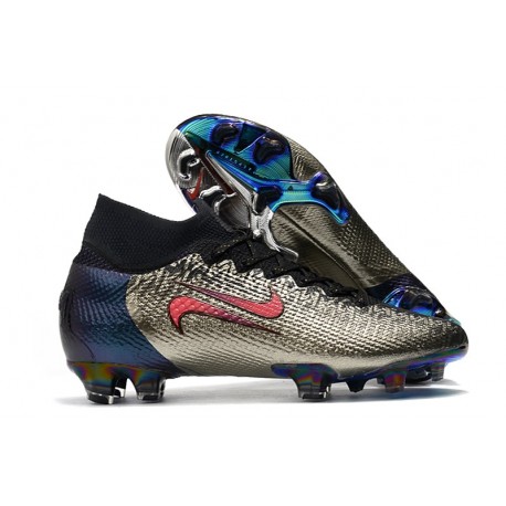 Scarpe da Calcio Nike Mercurial Superfly 7 Elite FG Argento Blu Rosso