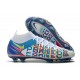 Nike Phantom GT Elite DF 3D FG - Bianco Blu Cloro Rosa Blast Opti Giallo