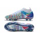 Nike Phantom GT Elite DF 3D FG - Bianco Blu Cloro Rosa Blast Opti Giallo