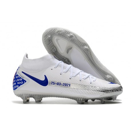 Nike 2021 Phantom GT Elite DF FG - Bianco Blu
