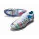Nike Phantom GT Elite 3D FG - Bianco Blu Cloro Rosa Blast Opti Giallo